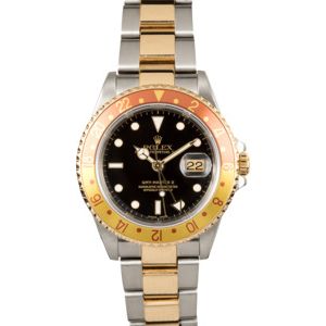 Rolex GMT Master II 16713 Root Beer Bezel