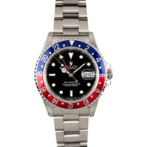 Rolex GMT Master II Pepsi 16710 Certified Pre-Owned