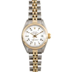 Rolex Ladies Datejust 6917 White Roman