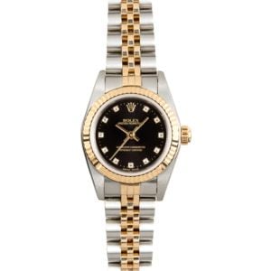 Rolex Ladies Oyster Perpetual 76193 Diamond