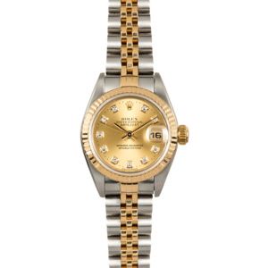 Rolex Ladies Two-Tone Datejust 79173 Diamond