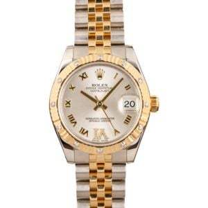 Rolex Datejust 178383 Mid-Size Diamond Bezel