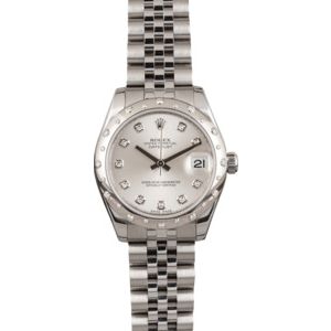 PreOwned Rolex 178344 Datejust 31MM Diamond Dial and Bezel