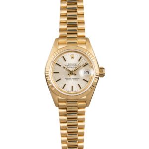 Rolex Lady Datejust 69178 Silver Dial