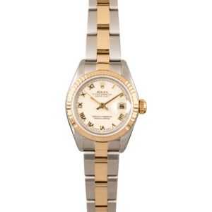 Rolex Lady Datejust 79163 Ivory Roman Dial