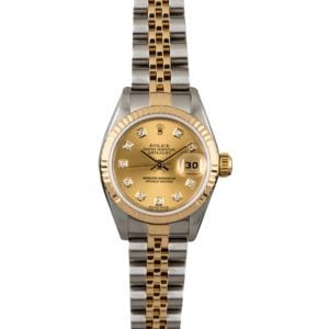 Ladies Rolex Datejust 79173 with Diamonds