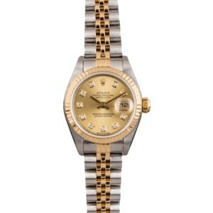 Pre Owned Rolex Lady Datejust 79173 Diamond Dial