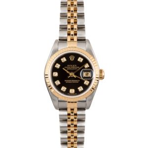 Rolex Lady-Datejust 79173 Black Diamond Dial