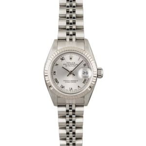 Rolex Datejust 79174 Rhodium Roman Dial