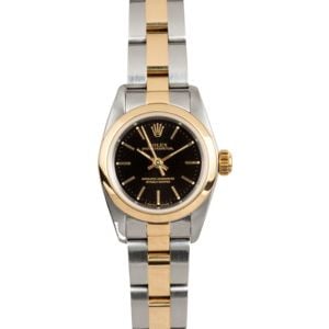 Rolex Lady Oyster Perpetual 67183 Smooth Bezel