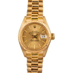 Ladies Rolex President 6917 Yellow Gold