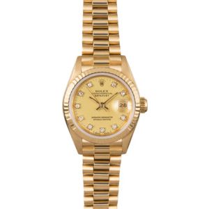 Rolex Lady President 69178 Diamond Dial