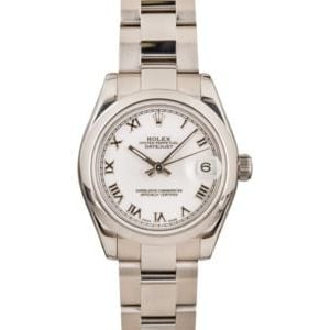 Rolex Datejust 178240 White Roman