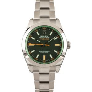 Rolex Milgauss 116400GV Anniversary 100% Authentic