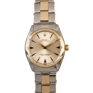 Vintage Rolex Oyster Perpetual 1002 Two Tone