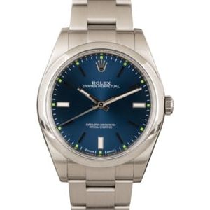 Rolex Oyster Perpetual 39 Blue 114300