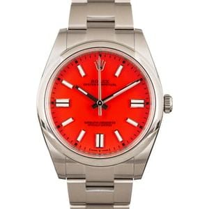 Rolex Oyster Perpetual 124300 Red Dial