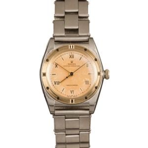 Vintage 1959 Rolex Oyster Perpetual 3372 Bubble Back