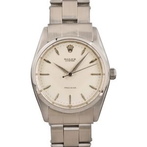 Rolex Oyster Perpetual 6424 Silver Dial