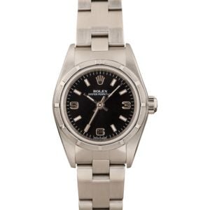 Ladies Rolex Oyster Perpetual 76030 Black