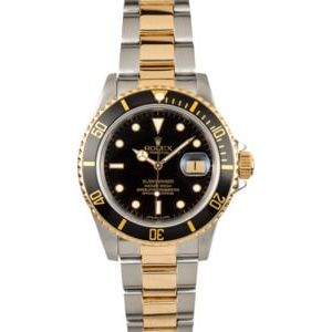 Rolex Oyster Perpetual Submariner 16803 Black