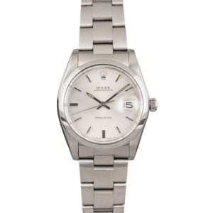 Pre Owned Rolex Oysterdate 6694 Silver