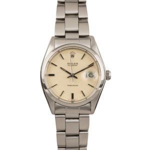 Vintage Rolex OysterDate 6694 Ivory Index Dial