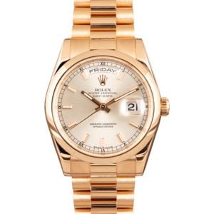 Rolex Presidential Rose Gold 118205