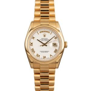 Rolex Presidential Day-Date 118208 Roman Dial