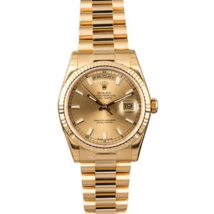 Unworn Rolex Day-Date 118238 Yellow Gold President