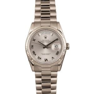 Pre Owned Rolex President 118239 Roman Dial