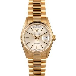 PreOwned Rolex Presidential 18038 Day-Date Yellow Gold