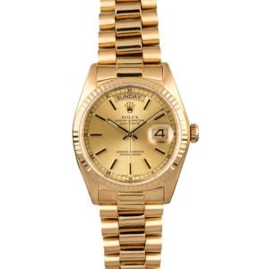 Men's Rolex President 18038 Day-Date Yellow Gold