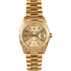 Rolex President 18038 Yellow Gold