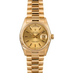 Used Rolex President Day-Date 18038 Champagne