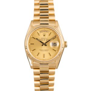 Pre Owned Rolex President 18038