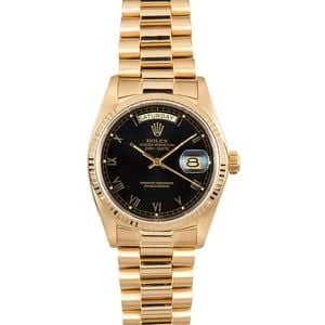 PreOwned Rolex President 18048 Yellow Gold