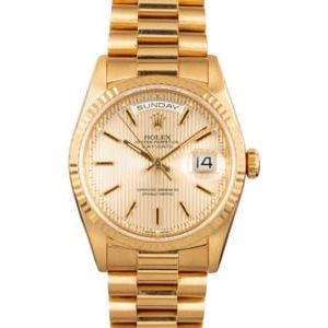 Rolex President 18238 18k Yellow Gold