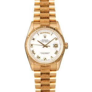 Men's Rolex Presidential 18248 White Roman