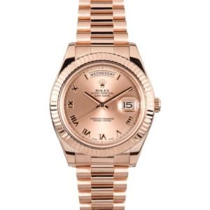 Rolex President 218235 Everose Gold 41MM Model