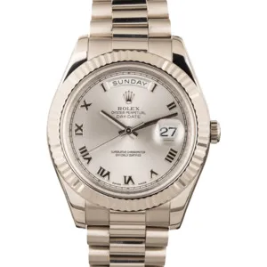 Rolex White Gold Day-Date 218239