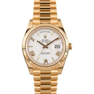 Rolex Day-Date 228238 President 40MM White Roman Dial