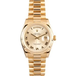 Rolex 18K YG Presidential 118238