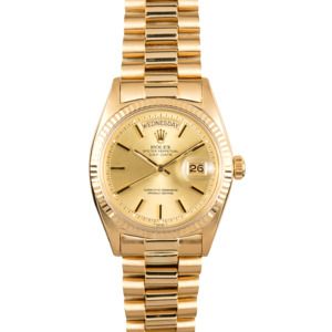 Rolex President Vintage 1803 Certified Pre-Owned