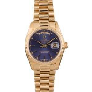 Pre Owned Rolex Presidential 18038 Day-Date 18K Yellow Gold