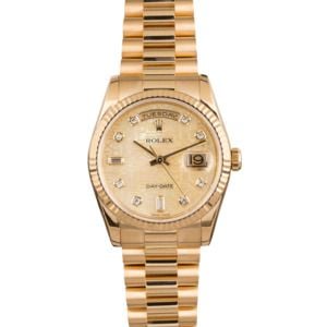 Preowned Rolex President Diamond Jubilee Dial 118238