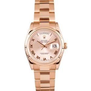 Rolex Rose Gold Day-Date 118235