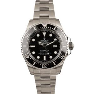 Pre-Owned Rolex Sea Dweller Deepsea 116660 Black Dial