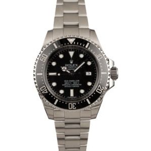 Pre Owned Rolex Black Sea Dweller Deepsea 116660