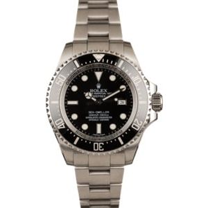 Pre Owned Rolex Sea Dweller Deepsea 116660 Ceramic Black Bezel T